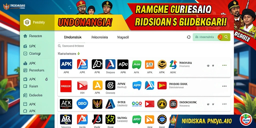 Leaderboard yang menunjukkan peringkat pemain.