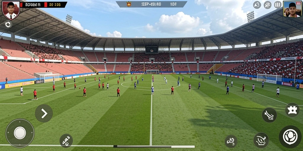 Kompetisi multiplayer yang menggembirakan dan interaktif.