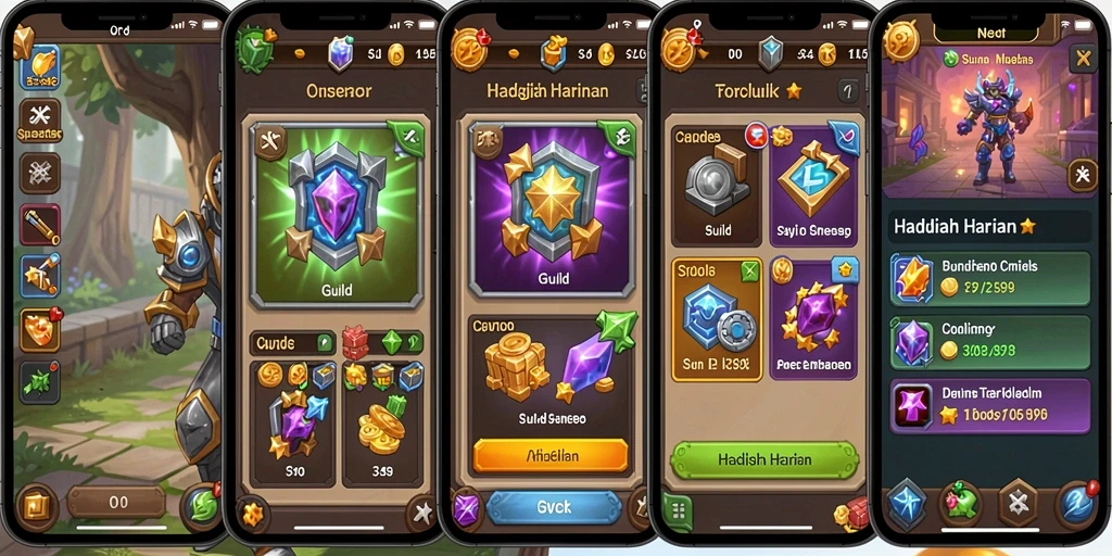 Tangkapan layar dari fitur multiplayer yang kompetitif.